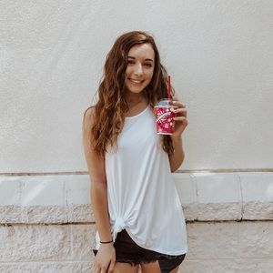 Forever 21 White Tank Top